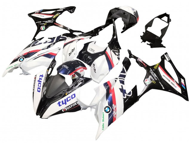 BMW S1000RR Motorrad Verkleidung 2019-2022 - Weiss Schwarz Rosa Oxford