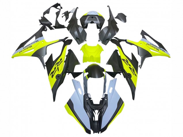BMW S1000RR Motorrad Verkleidung 2019-2022 - Schwarz Gelb Grau