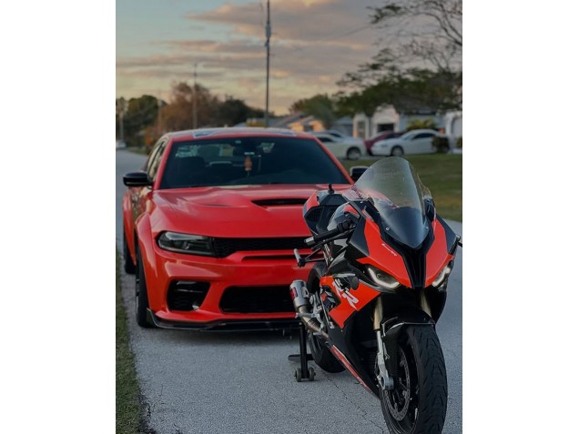 BMW S1000RR Motorrad Verkleidung 2019-2022 - Rot Schwarz