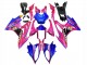 BMW S1000RR Motorrad Verkleidung 2017-2018 - Rosa Blau Gelb Hai