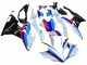 BMW S1000RR Motorrad Verkleidung Kit 2015-2016 - Weiss Rot Blau Glanzendes Schwarz