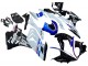 BMW S1000RR Motorrad Verkleidung Kit 2015-2016 - Weiss Blau Glanzendes Schwarz