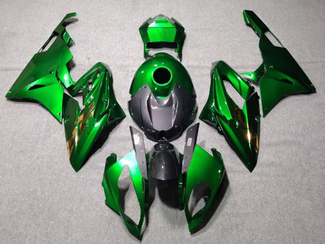 BMW S1000RR Motorrad Verkleidung 2015-2016 - Grun Schwarz Carbonfaser