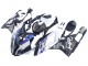 BMW S1000RR Motorrad Verkleidung 2015-2016 - Weiss Blau Schwarz Carbonfaser
