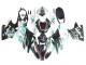 BMW S1000RR Motorrad Verkleidung 2015-2016 - Weiss Grun Schwarz