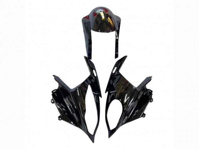 BMW S1000RR Motorrad Verkleidung 2015-2016 - Rot Weiss Glanzendes Schwarz Matt Schwarz