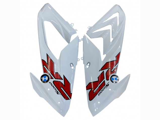 BMW S1000RR Motorrad Verkleidung 2015-2016 - Weiss Schwarz Carbonfaser