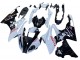 BMW S1000RR Motorrad Verkleidung 2015-2016 - Weiss Glanzendes Schwarz Fiamm