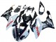 BMW S1000RR Motorrad Verkleidung 2015-2016 - Weiss Glanzendes Schwarz