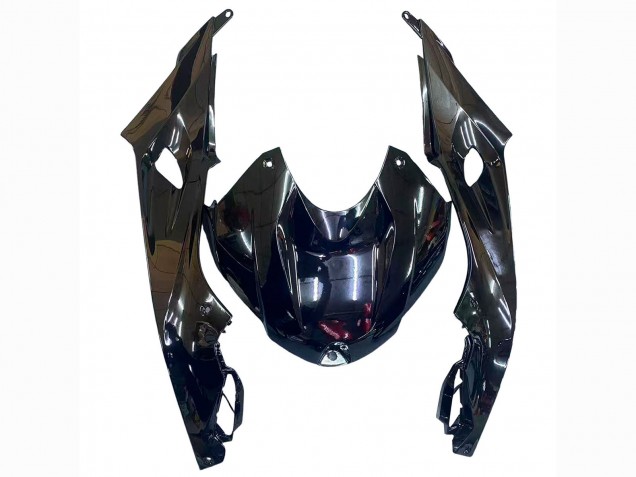 BMW S1000RR Motorrad Verkleidung 2015-2016 - Weiss Glanzendes Schwarz