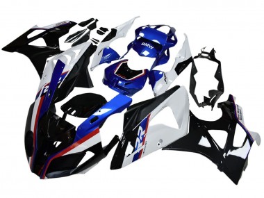 BMW S1000RR Motorrad Verkleidung 2009-2014 - Weiss Rot Blau Schwarz