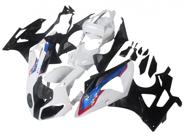 BMW S1000RR Motorrad Verkleidung 2009-2014 - Weiss Rot Blau Glanzendes Schwarz HP Becker Carbon