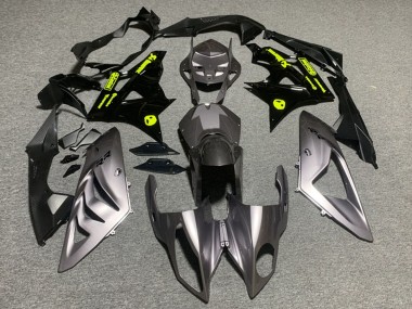BMW S1000RR Motorrad Verkleidung 2009-2014 - Silber Glanzendes Schwarz Grun