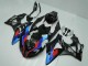 BMW S1000RR Motorrad Verkleidung 2009-2014 - Blau Rot Matt Schwarz Castrol
