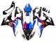 BMW S1000RR Komplette Abs Verkleidung 2009-2014 - Weiss Rot Blau Glanzendes Schwarz