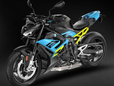 BMW S1000R Motorrad Verkleidung 2021-2025 - Schwarz Hellblau Gelb