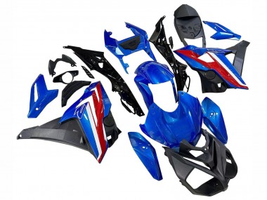 BMW S1000R Motorrad Verkleidung 2014-2016 - Blau Rot
