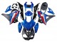 BMW S1000R Motorrad Verkleidung 2014-2016 - Blau Rot