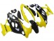 Suzuki GSX600F/GSX750F Motorrad Verkleidung 2004-2006 - Glanzendes Schwarz Gelb