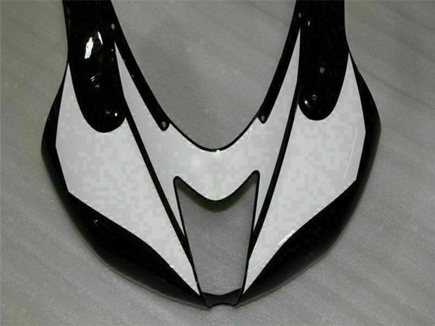 Schwarz Weiß 2007-2008 Kawasaki ZX6R Motorrad Verkleidung