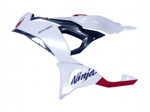 Kawasaki ZX6R Motorrad Verkleidung 2023-2025 - Perl Weiss Schwarz Rot