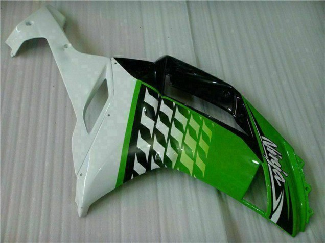 Grün Weiß Ninja 2007-2008 Kawasaki ZX6R Motorrad Verkleidung