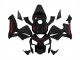Honda CBR600RR Motorrad Verkleidung 2003-2004 - Glanzendes Schwarz Rot Aufkleber