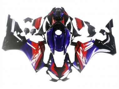 Honda CBR1000RR Motorrad Verkleidung 2017-2023 - Rot Blau Glanzendes Schwarz