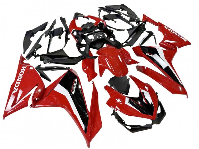 Honda CBR500R Motorrad Verkleidung 2022-2023 - Rot Weiss Schwarz