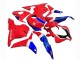 Honda CBR600RR Motorrad Verkleidung 2009-2012 - Weiss Rot Blau HRC