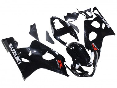 Suzuki GSXR 600 / GSXR 750 Motorrad Verkleidung 2004-2005 - Glanzendes Schwarz