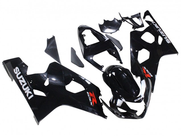 Suzuki GSXR 600 / GSXR 750 Motorrad Verkleidung 2004-2005 - Glanzendes Schwarz