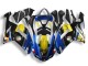 Blau Hai 2007-2008 Kawasaki ZX6R Motorrad Verkleidung