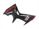 Suzuki GSXR 600 / GSXR 750 Motorrad Verkleidung 2011-2024 - Schwarz Grau Rot Linie