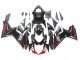 Suzuki GSXR 600 / GSXR 750 Motorrad Verkleidung 2011-2024 - Schwarz Grau Rot Linie