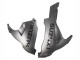Suzuki GSXR 600 / GSXR 750 Motorrad Verkleidung 2011-2024 - Matt Schwarz Glanzendes Schwarz Weiss Aufkleber