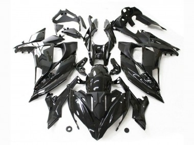 Kawasaki Ninja 650 EX650 Motorrad Verkleidung 2017-2019 - Glanzendes Schwarz