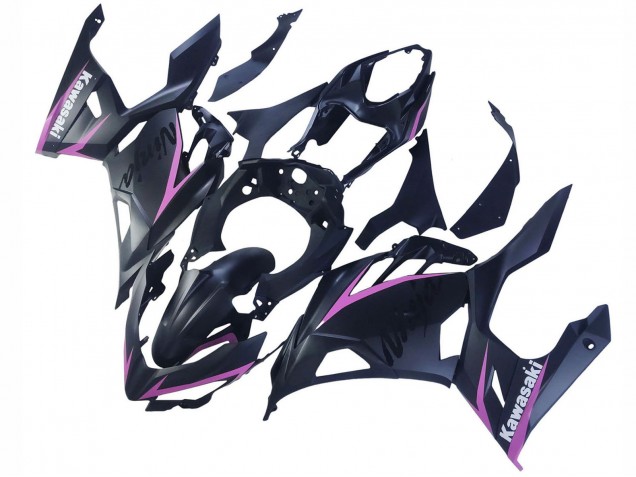 Kawasaki Ninja 400 Motorrad Verkleidung 2018-2024 - Matt Schwarz Rosa