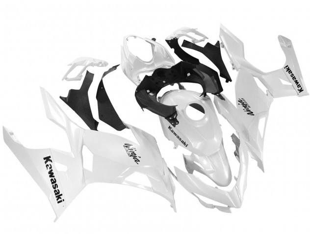 Kawasaki Ninja 400 Motorrad Verkleidung 2018-2024 - Glanzendes Weiss