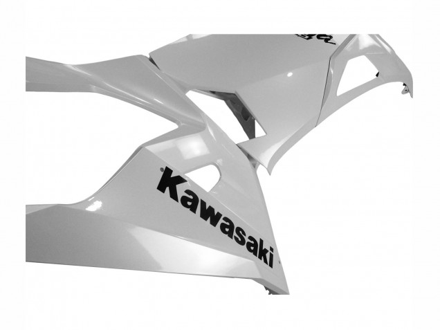 Kawasaki Ninja 400 Motorrad Verkleidung 2018-2024 - Glanzendes Weiss