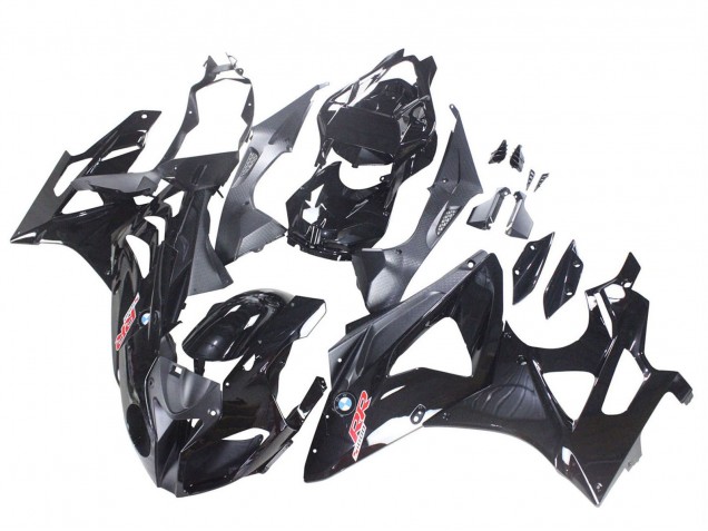 BMW S1000RR Motorrad Verkleidung 2009-2014 - Glanzendes Schwarz
