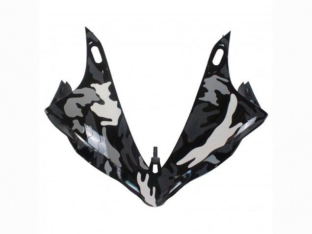 Yamaha YZF 1000 R1 Motorrad Verkleidung 2007-2008 - Grau Weiss Camouflage Hai