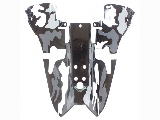 Yamaha YZF 1000 R1 Motorrad Verkleidung 2007-2008 - Grau Weiss Camouflage Hai