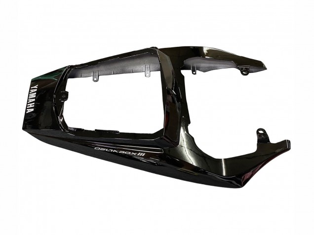 Yamaha YZF R6 Motorrad Verkleidung 2003-2004 - Glanzendes Schwarz Weiss Aufkleber