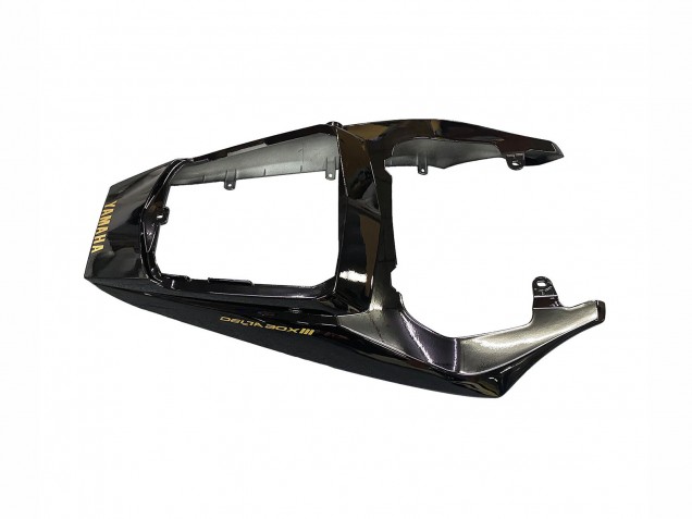Yamaha YZF R6S Motorrad Verkleidung 2006-2009 - Glanzendes Schwarz Gold Aufkleber