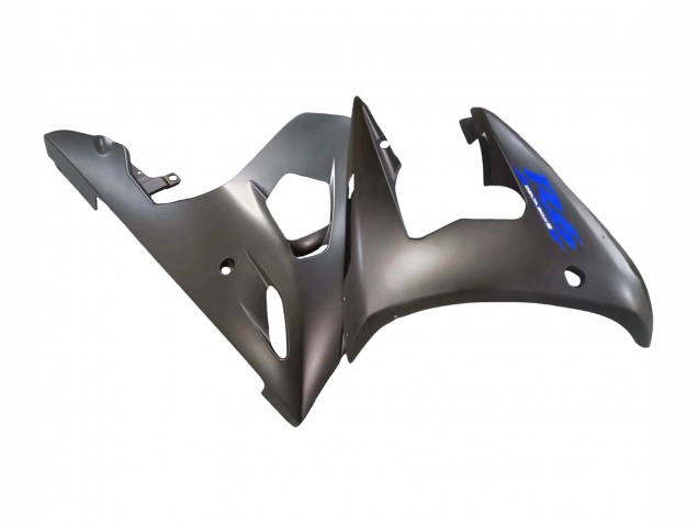 Yamaha YZF R6S Motorrad Verkleidung 2006-2009 - Matt Schwarz Blau