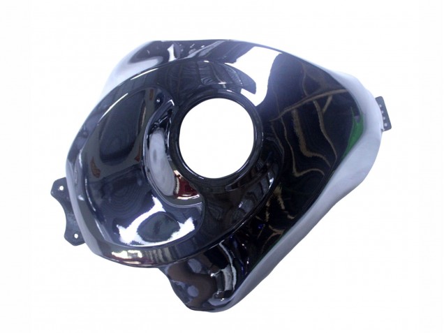 Kawasaki ZX6R Motorrad Verkleidung 2019-2022 - Glanzendes Schwarz Weiss