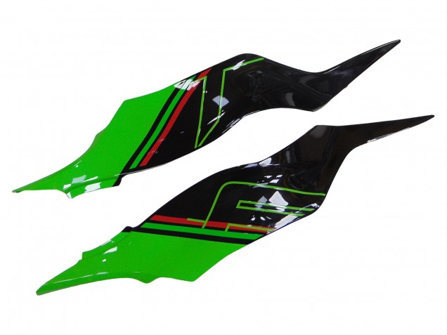 Kawasaki ZX6R Motorrad Verkleidung 2019-2022 - Grun Glanzendes Schwarz Rot