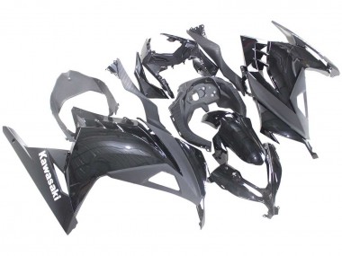 Kawasaki EX300 Motorrad Verkleidung 2013-2024 - Glanzendes Schwarz