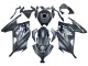 Kawasaki EX300 Motorrad Verkleidung 2013-2024 - Matt Schwarz Weiss Elf Schnee